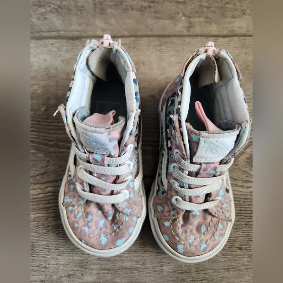 Vans Sk8-hi Shoes For Toodlers - Picture 3 of 5